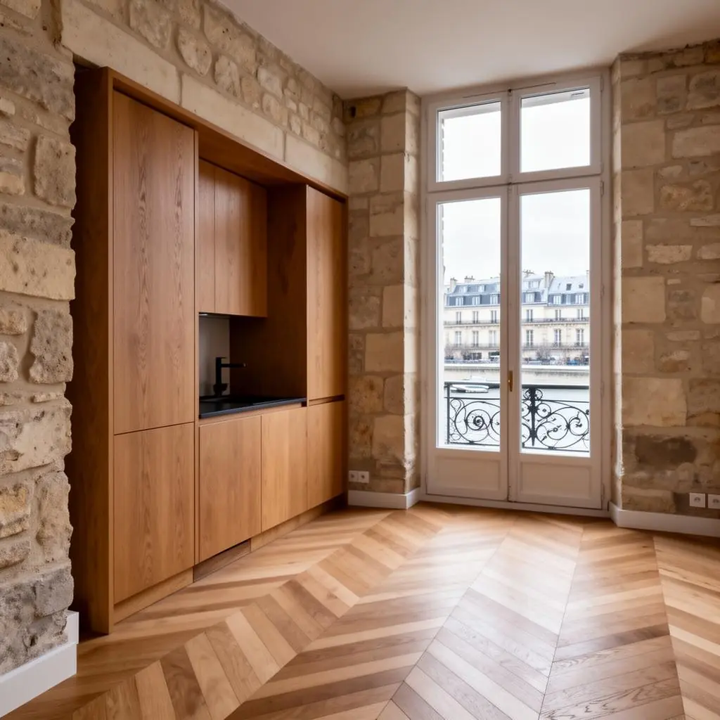 Loft Quai d'Orléans — Interior in Paris, France, 2022